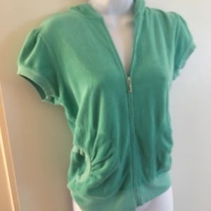 Juicy Couture short sleeved hoodie Large